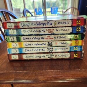 Diary of a Wimpy Kid #1- #7 Book Set Missing #5